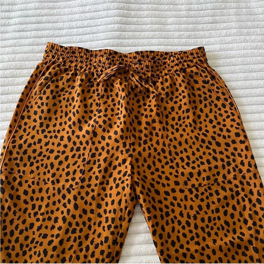 Joie Leopard Print Pajama Pants